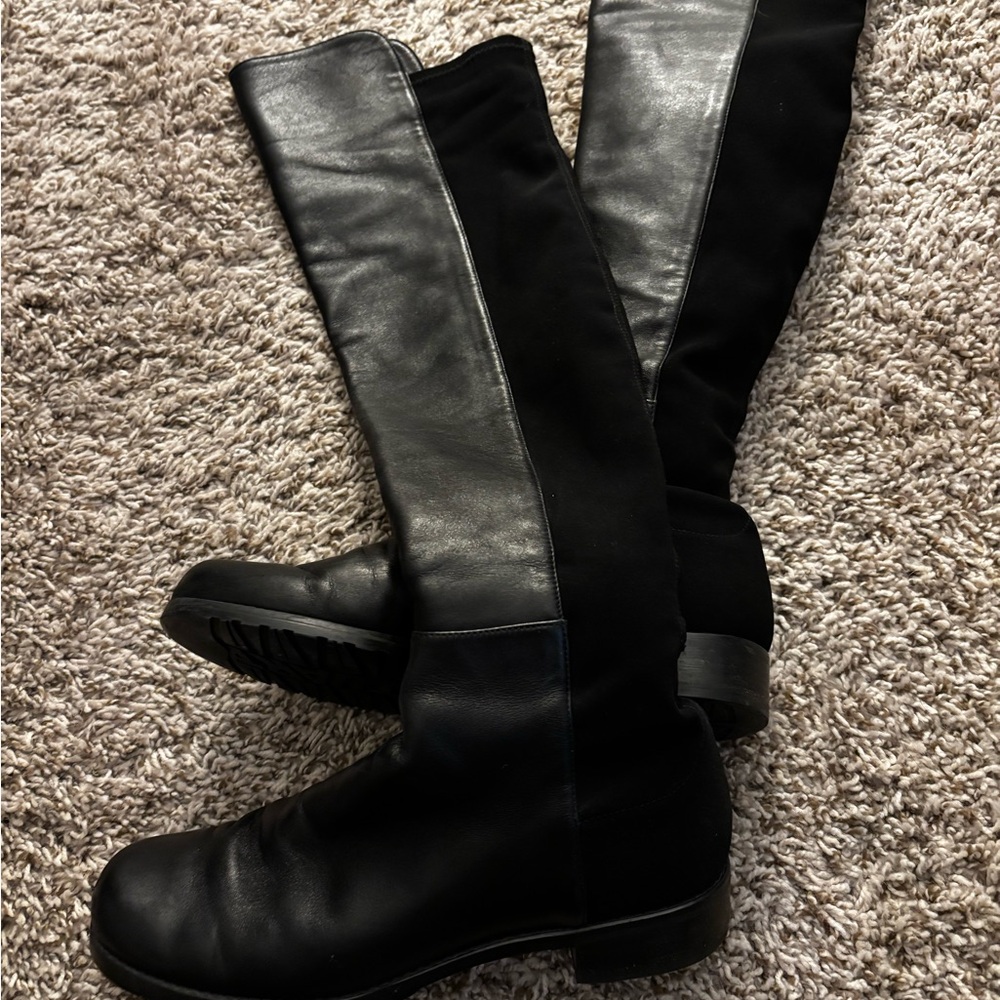 Stuart Weitzman black
over the knee Boots leather 8.5 - Picture 13 of 16